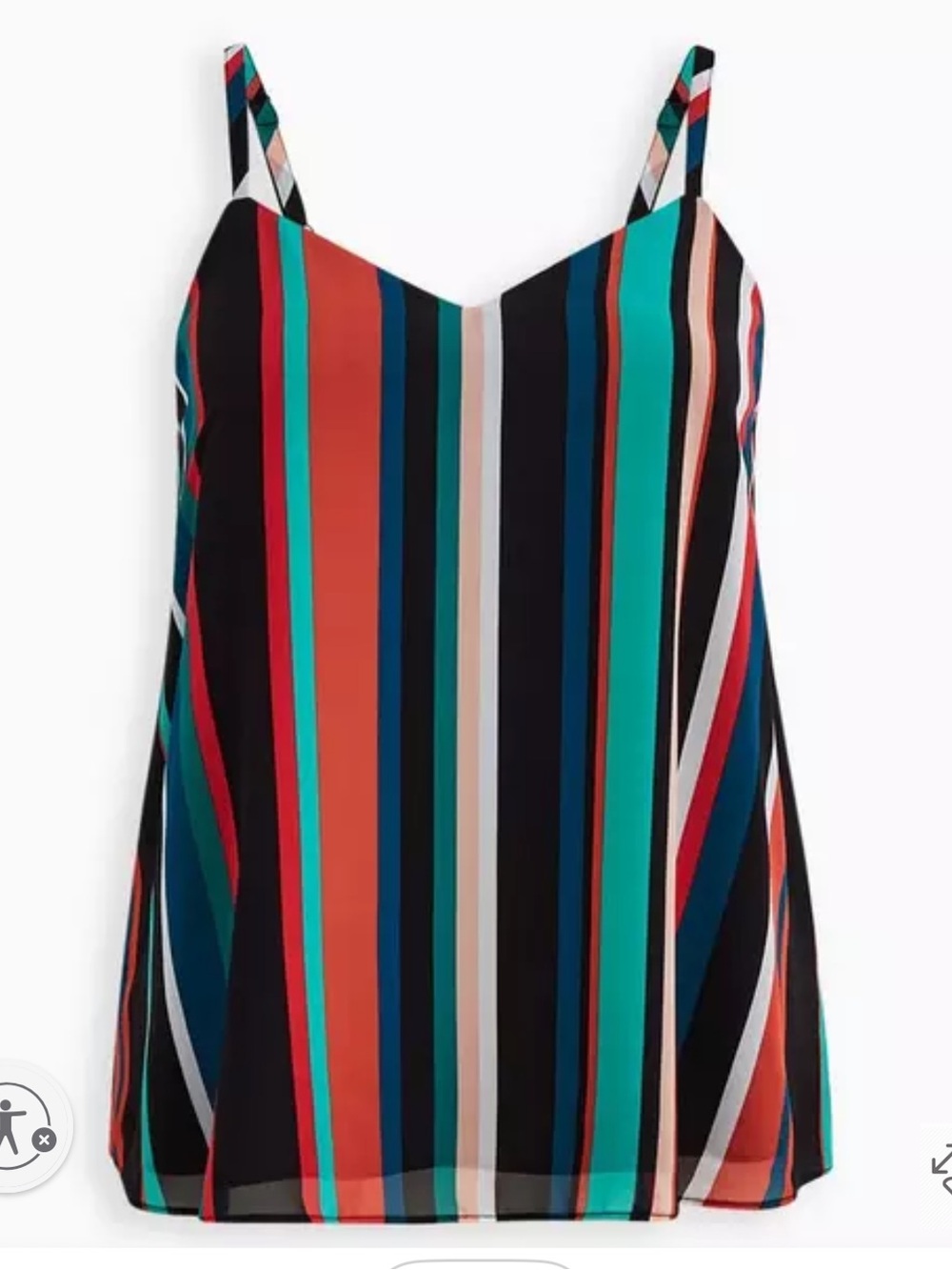 Torrid Sophie Chiffon Swing Cami size 4X